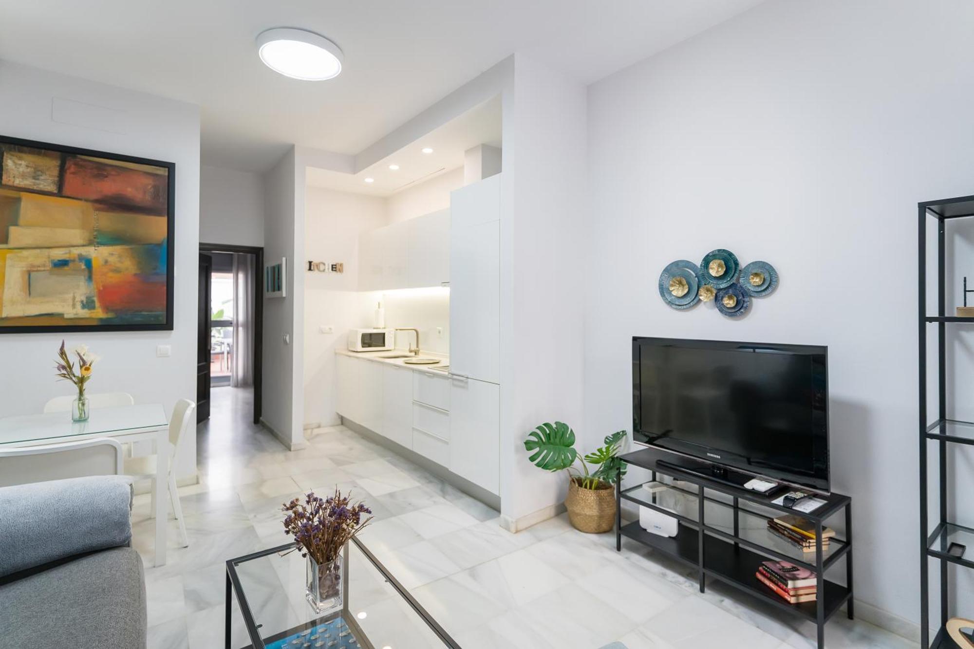 Apartamento Triana Deluxe Con Patio Privado Sevilla Dış mekan fotoğraf